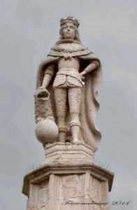 Statua di Carlo II Asburgo Spagna.