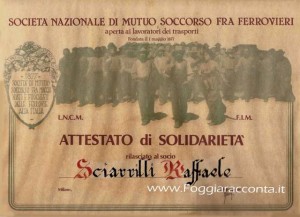 Attestato Mutuo Soccorso