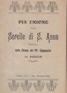 Statuto Consorelle Sant Anna