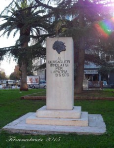 Monumento al Bersagliere in Piazza Libertà, Foggia.