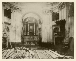 Chiesa di Santa Chiara nel periodo del dopoguerra 