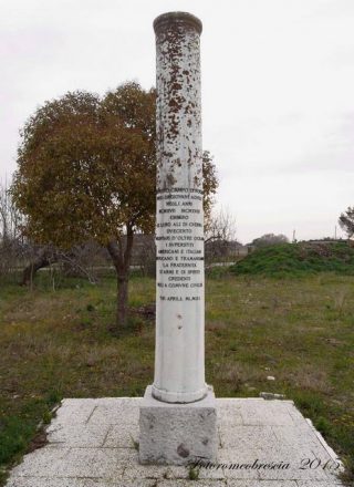 Stele commemorativa - Gino Lisa